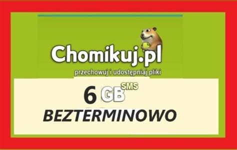 Chomikuj 6gb Kod Sms Premium Bezterminowy Ebay