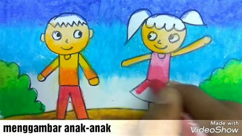 Gambar Menggambar Mewarnai Anak Gampang Buat Paud Tk Gambar Rumah Di
