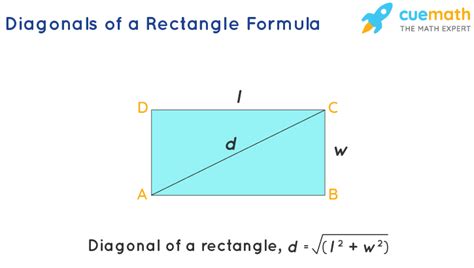 Diagonal Of Rectangle Formula What Is Diagonal Of Rectangle Formula