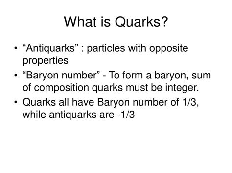 Ppt What Is Quark Powerpoint Presentation Free Download Id2413973