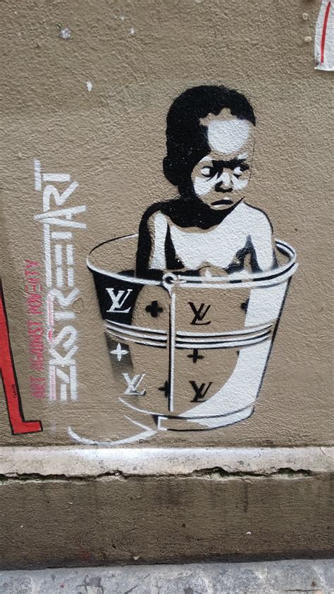 Street Walls • Stencil Painting By Ezk In Paris 13th District