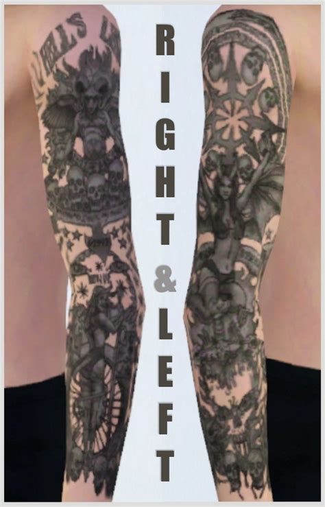 Mod The Sims Left4dead Tattoo Sleeves