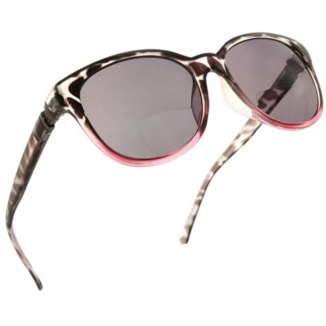 Fiore Reading Glasses 1 25 Womens Bifocal Tinted Sun Readers Cat Eye Sunglasses Walmart