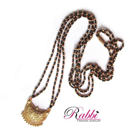 Flower Design Gold Plated Mangalsutra Necklacewedding Jewellery