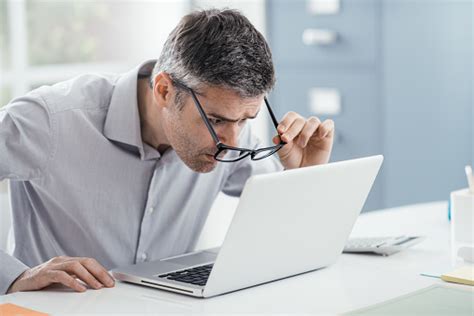 Workplace Vision Problems Stock Photo Download Image Now Istock