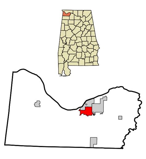 Image Colbert County Alabama Incorporated And Unincorporated Areas