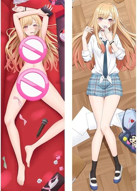 Amazon Com Anime Body Pillow Uncensored My Dress Up Darling Marin Kitagawa Body Pillows For