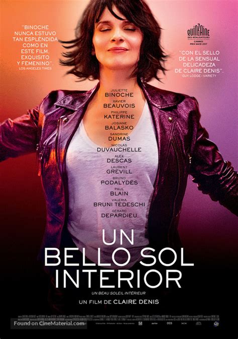 Un Beau Soleil Intérieur 2017 Argentinian Movie Poster