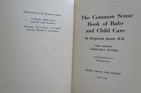 The Common Sense Book Of Baby And Child Care Dj Protected By A Brand