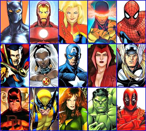 Marvel S Most Popular Marvel Comics Superheroes Marvel Paintings