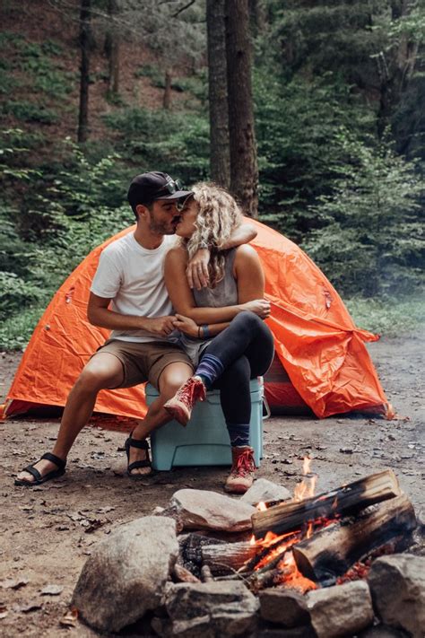 Couples Who Camp Camping Photography Outdoorsy Couple Camping Aesthetic