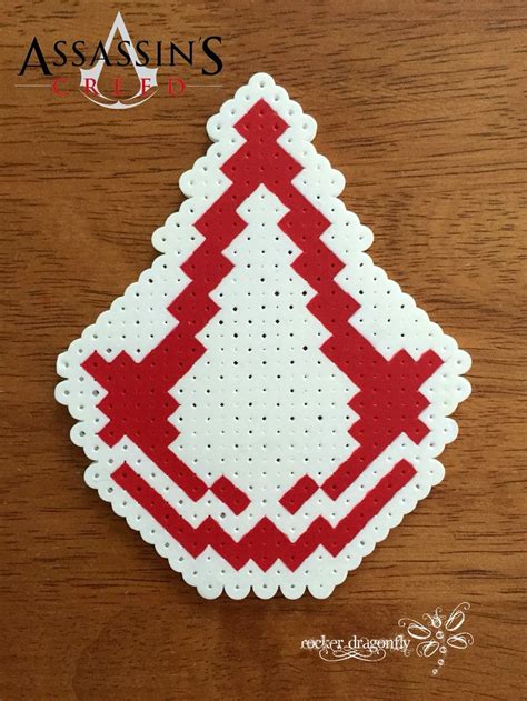 Assassin S Creed Video Game Logo Perler Beads By Rockerdragonfly
