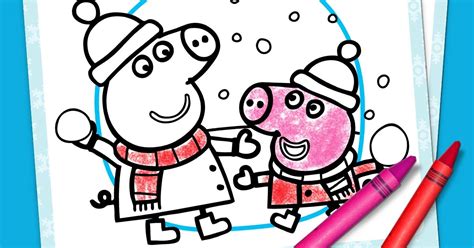 Peppa Pig Winter Coloring Pack | Nickelodeon Parents