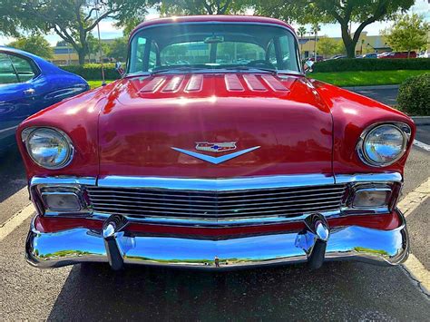 Classic 1956 Chevy Bel Air Front End Photograph By Denise Mazzocco Pixels