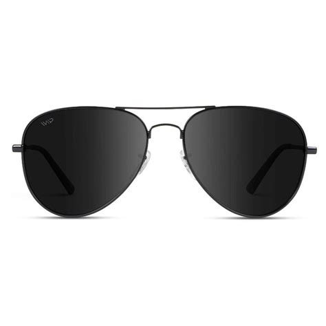 maxwell affordable polarized full black aviator sunglasses wearme pro wmp eyewear