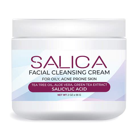 Salica Acne Treatment Cream With Salicylic Acid And Tea Tree Oil 2oz