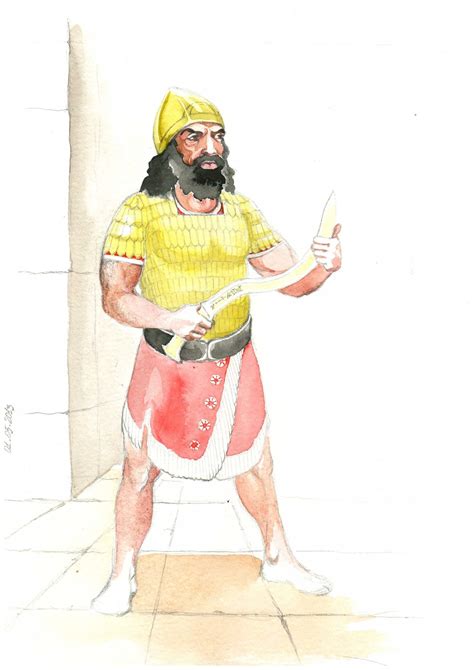 An Ancient Assyrian Warrior By By Mikhail Mochalov Warrior Ancient