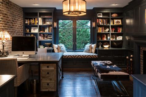 21 Industrial Home Office Designs Decorating Ideas