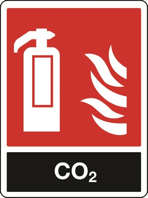 Co2 Fire Extinguisher General Sign Stocksigns