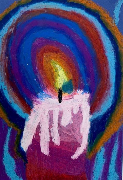 Oil Pastel Candle Art Lesson That Art Teacher Art Lessons Oil