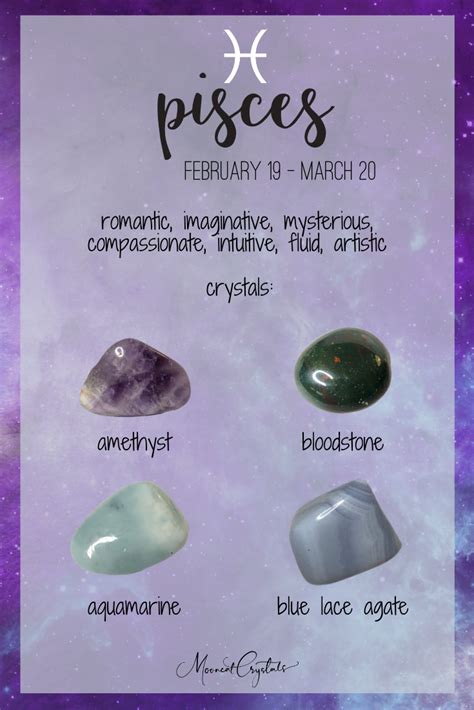 Best Crystals For Pisces Pisces Crystals Crystal Healing Stones