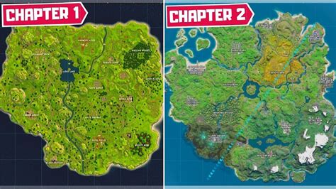 New hunters means new locations from beyond the loop. Fortnite map evolution (Chapter 1 Season 1 - Chapter 2 ...