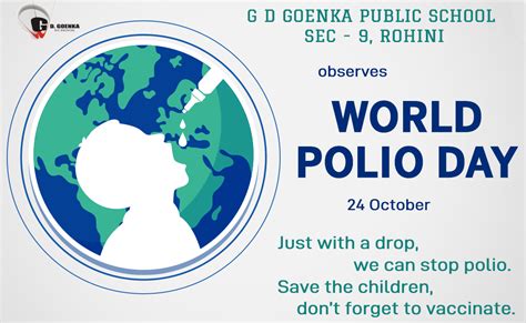 world polio day gd goenka rohini