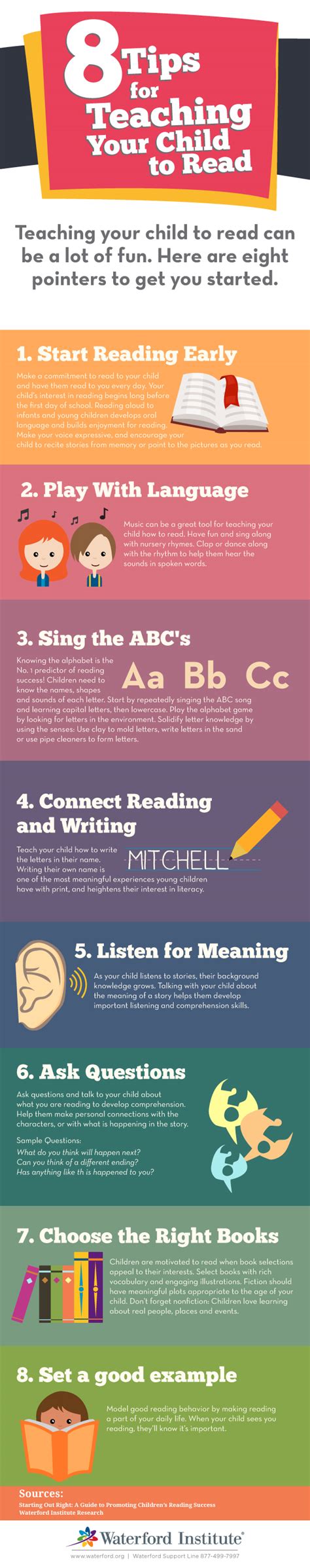 Infographic 8 Tips For Teaching Your Child To Read