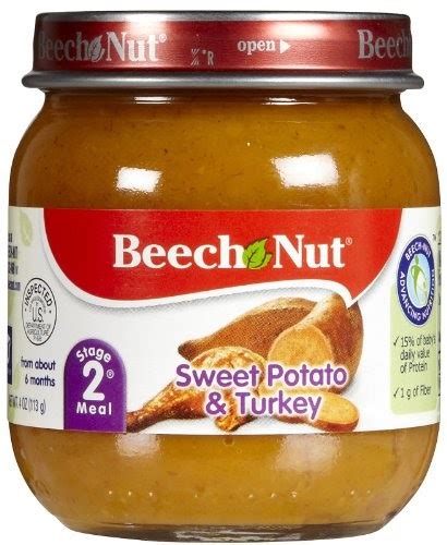 His 3&1/2 month old brother now eats the stage 1 apples. beechnut baby food Online: Beech-Nut Stage 2 Sweet Potato ...