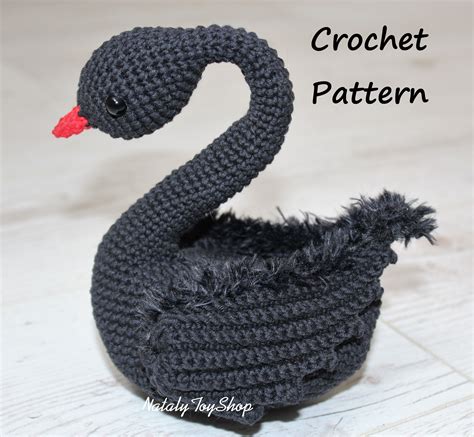 Crochet Pattern Swan Amigurumi Pattern Swan Bird Crochet Etsy