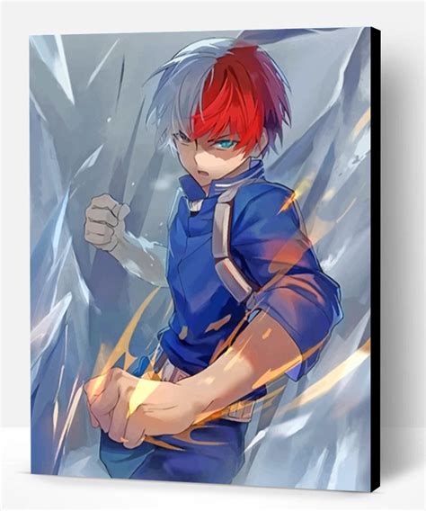 Todoroki My Hero Academia Paint By Number Paint By Numbers Pro