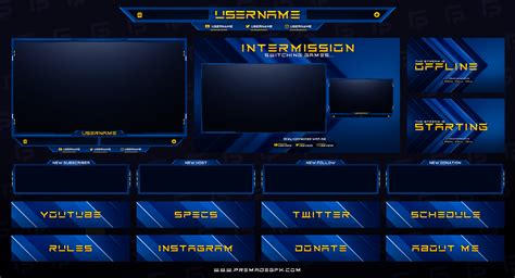 Animated Twitch Overlay Twitch Streaming Setup Overlays Twitch