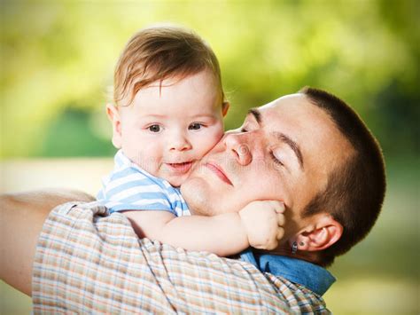 Love Between Father And Son Stock Photo Image