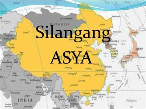 Mapa Ng Silangan Asya