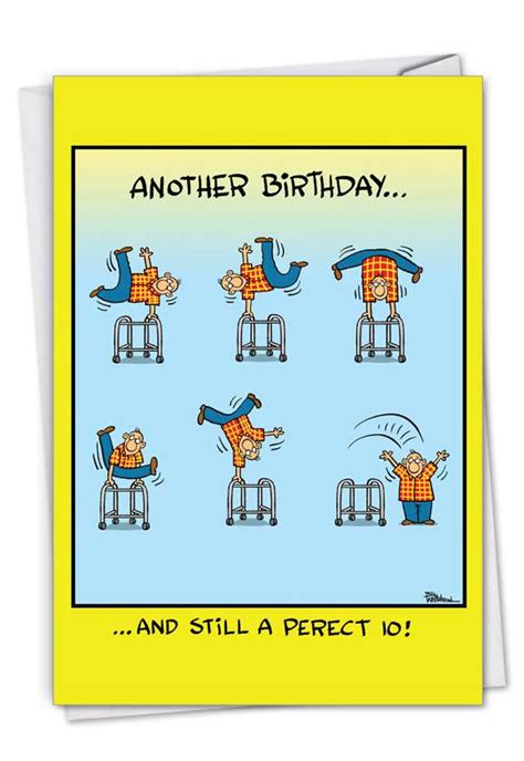 Perfect 10 Hysterical Birthday Greeting Card