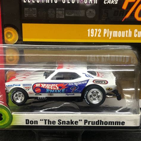 Auto World Don The Snake Prudhomme 1972 Plymouth Cuda Funny Car Ho Slot