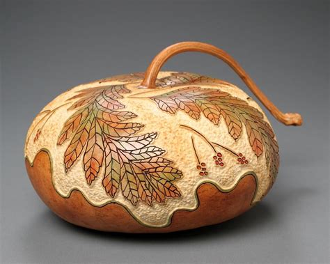 Carved Painted Gourds Gourd Art Gourds Crafts