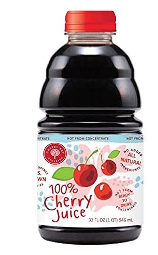 Cherry Bay Orchards Tart Cherry Juice 32 Oz Bottle 100 Natural