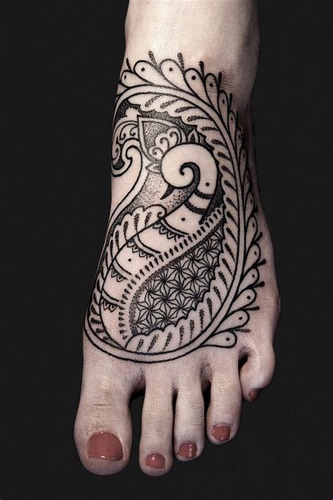 Popular — Designspiration Foot Tattoos Paisley Foot Tattoos Foot Tattoo