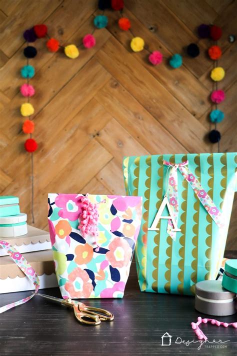 How To Make A T Bag From Wrapping Paper