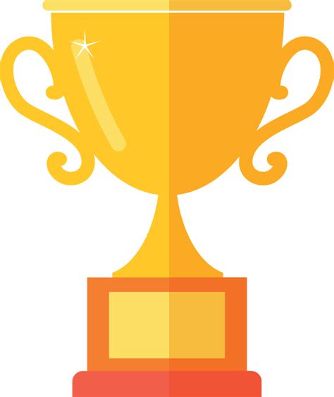 Gold Trophy Vector Transparent Png Png Play