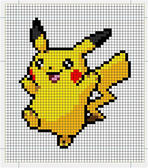 Pokemon Pixel Art Grid Unionmain