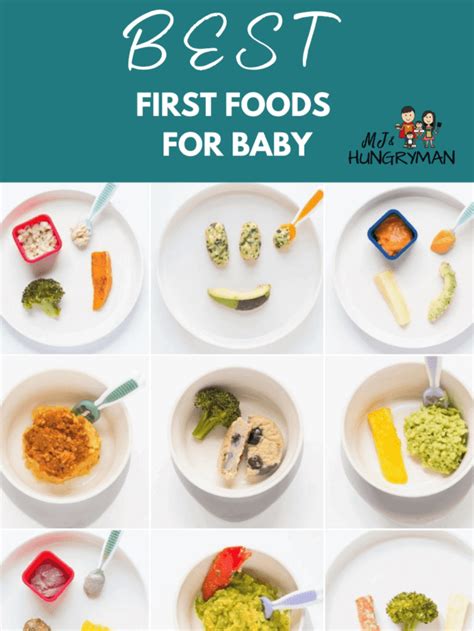 Best First Foods For Baby Led Weaning Mj And Hungryman