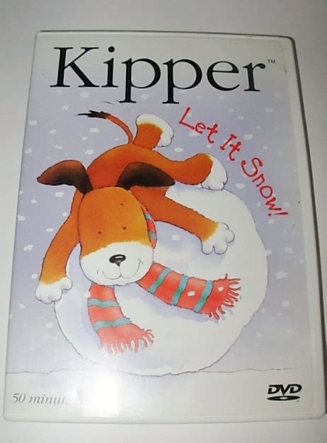 Kipper The Dog Let It Snow Dvd 2003 Original Case Artwork Dvd Hd Dvd