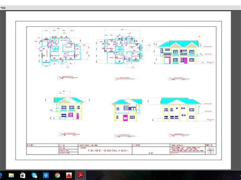 Two Storey Residential Building Plan Cad Files Dwg Files Plans And Details