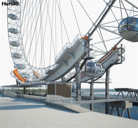London Eye 3d Model Architecture On Hum3d