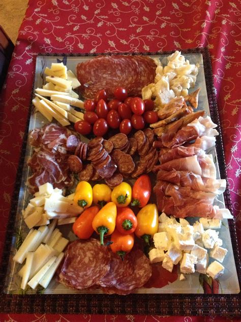 Cold Cut Platter With Cheese And Veggies Meat Appetizers Meat And
