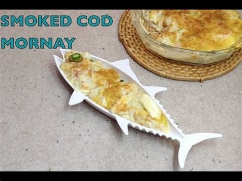 Smoked cod and cannellini beans. Smoked Cod Mornay Video Recipe cheekyricho - YouTube