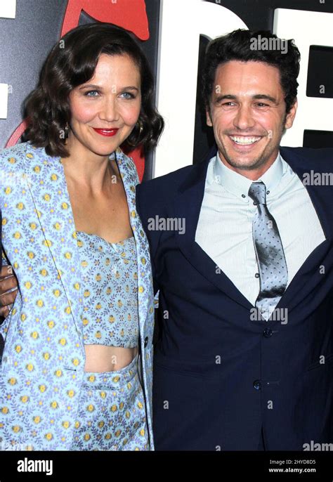 Maggie Gyllenhaal And James Franco Attending The Deuce Premiere Held At