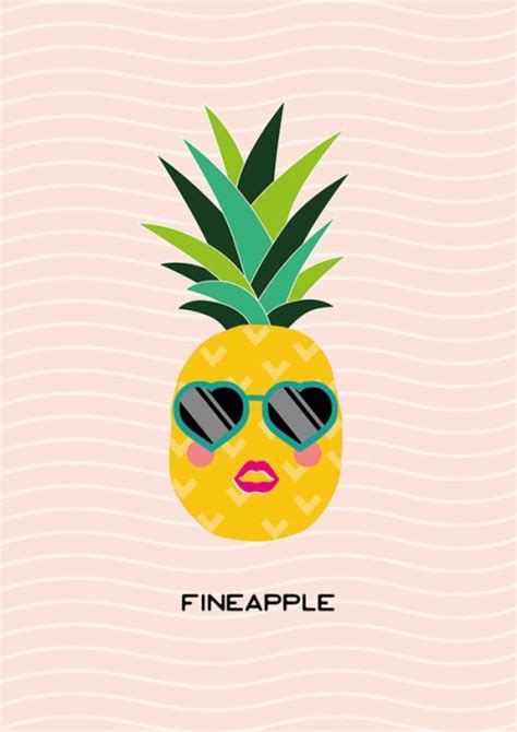 Cute Girly Pineapple Sunglasses Wallpaper Iphone Pineapple Wallpaper